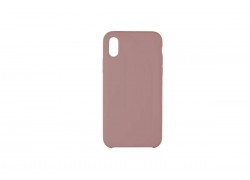 Чехол для iPhone ХS Max Silicone Case Soft Touch (оранжево-розовый)