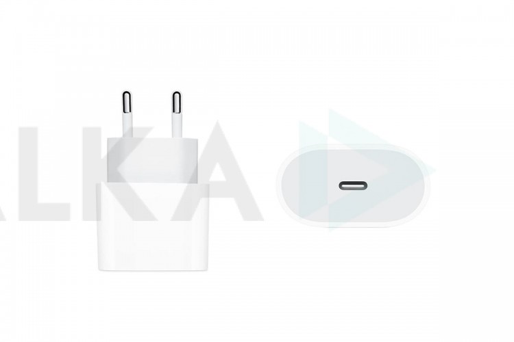 Сетевое зарядное устройство USB-C 20W iPhone 12/12Pro/12Pro Max прямоугольник (белый) (copy 1.1)