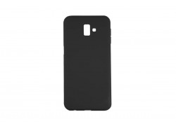 Чехол для Samsung J6 (2018)/J8/A6 plus тонкий (черный)