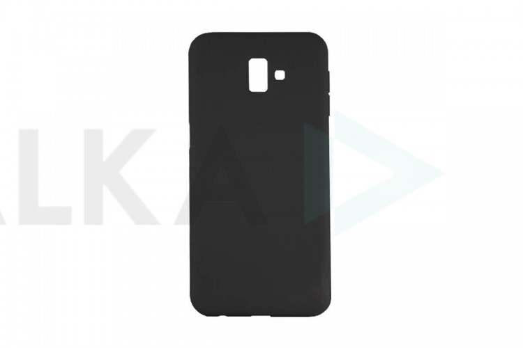 Чехол для Samsung J6 (2018)/J8/A6 plus тонкий (черный)