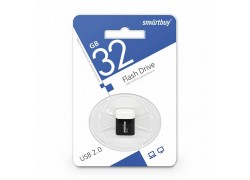 Флешка USB 2.0 Smartbuy 32GB LARA Black (SB32GBLARA-K)