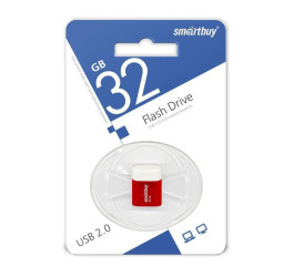 Флешка USB 2.0 Smartbuy 32GB LARA Red (SB32GBLARA-R)