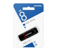 Флешка USB 2.0 Smartbuy 8GB Crown Black (SB8GBCRW-K)