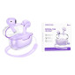Наушники вакуумные беспроводные BOROFONE BW46 Ice flake true wireless BT headset Bluetooth (фиолетовый)