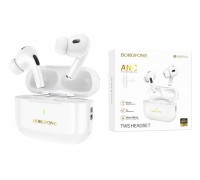 Наушники вакуумные беспроводные BOROFONE BW59 Plus True wireless ANC noise reduction BT headset (белый)