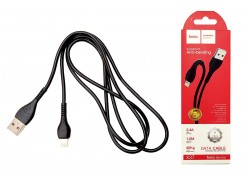 Кабель USB - Lightning HOCO X37, 2,4A (черный) 1м