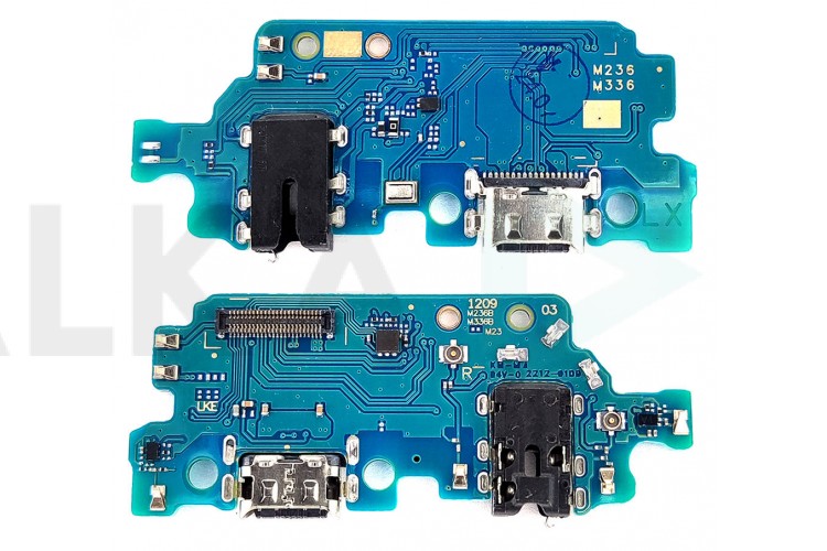 Шлейф для Samsung M236B/ M336B Galaxy M23 5G/ M33 5G с разъемом зарядки + разъем гарнитуры (плата)