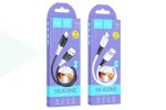 Кабель USB - Lightning HOCO X82, 2,4A (черный) 1м силиконовый