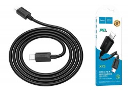 Кабель USB Type-C - Lightning HOCO X73 PD20W (черный) 1м