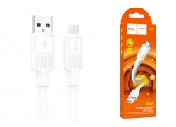 Кабель USB - MicroUSB HOCO X84 (белый)1м 