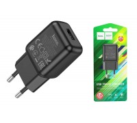 Сетевое зарядное устройство USB HOCO C96A (черный)
