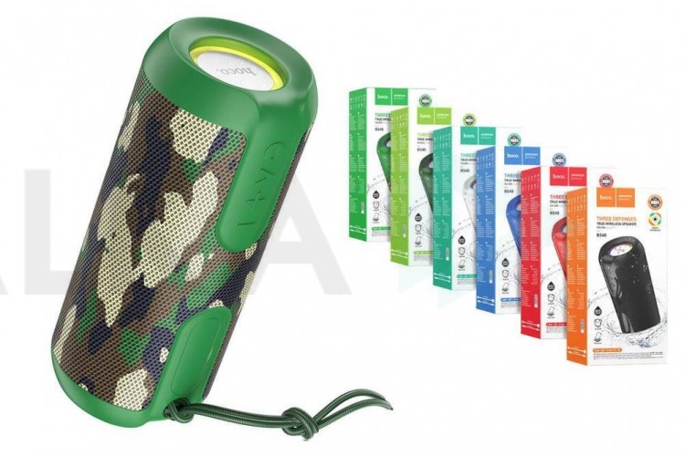 Портативная беспроводная колонка HOCO BS48 Artistic sports BT speaker (камуфляж)