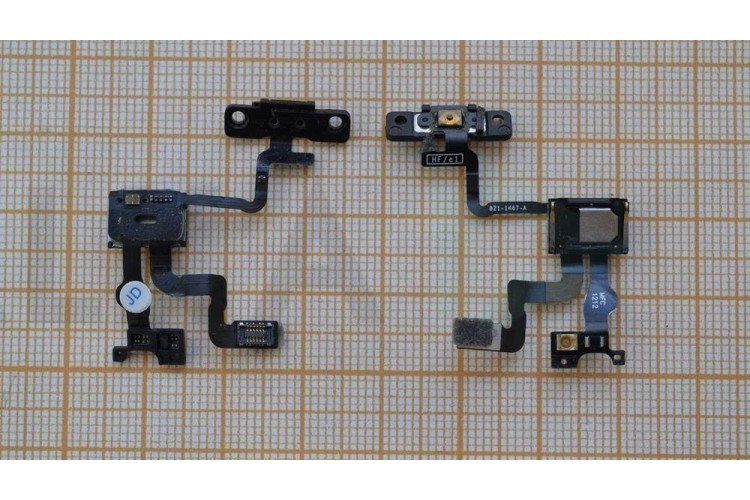 Шлейф для iPhone 4s с сенсором + кнопка влючения