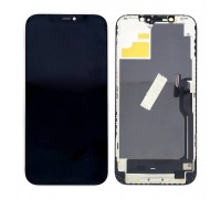 Дисплей для iPhone 12 Pro Max (A2411) в сборе с тачскрином (черный) переклейка