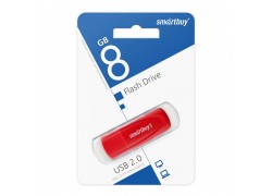 Флешка USB 2.0 SmartBuy 8GB Scout Red (SB008GB2SCR)