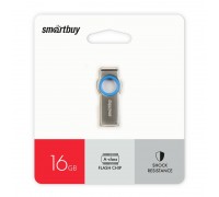 Флешка USB 2.0 Smartbuy MC2 Metal Blue 16GB (SB016GBMC2)