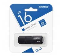 Флешка USB 3.0/3.1 SmartBuy CLUE Black 16GB (SB16GBCLU-K3)