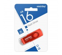 Флешка USB 3.0 SmartBuy Twist Red 16GB (SB016GB3TWR)