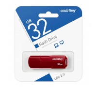 Флешка USB 2.0 SmartBuy CLUE Burgundy 32GB (SB32GBCLU-BG)