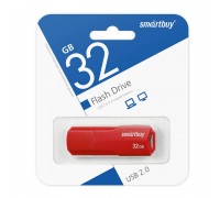 Флешка USB 2.0 SmartBuy CLUE Red 32GB (SB32GBCLU-R)