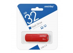 Флешка USB 2.0 SmartBuy CLUE Red 32GB (SB32GBCLU-R)
