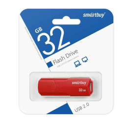 Флешка USB 2.0 SmartBuy CLUE Red 32GB (SB32GBCLU-R)