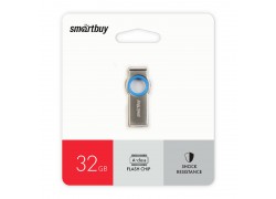 Флешка USB 2.0 Smartbuy MC2 Metal Blue 32GB (SB032GBMC2)