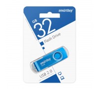 Флешка USB 2.0 SmartBuy Twist Blue 32GB (SB032GB2TWB)