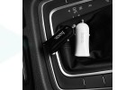 Автомобильное зарядное устройство АЗУ 2USB + кабель Lightning HOCO Z12 3100mAh (белый)
