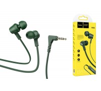 Наушники вакуумные проводные HOCO M86 Oceanic universal earphones (зеленый)