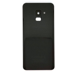 Задняя крышка для Samsung A530F Galaxy A8 2018 + стекло камеры (черный) HQ