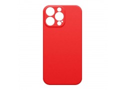 Чехол силиконовый для iPhone 15 (6,1) тонкий (красный)