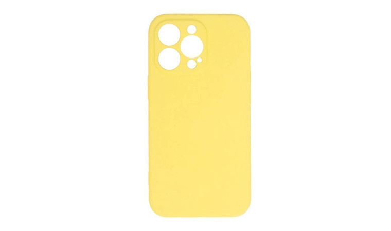 Чехол силиконовый для iPhone 15 (6,1) тонкий (желтый) Чехол силиконовый для iPhone 15 (6,1) тонкий (желтый)