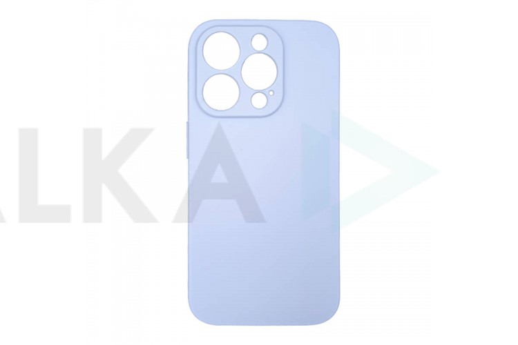 Чехол силиконовый для iPhone 15 Pro (6,1) тонкий (сиреневый)