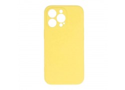 Чехол силиконовый для iPhone 15 Pro (6,1) тонкий (желтый)