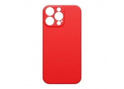 Чехол силиконовый для iPhone 15 Pro Max (6,7) тонкий (красный)