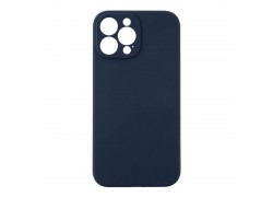 Чехол силиконовый для iPhone 15 Pro Max (6,7) тонкий (темно-синий)