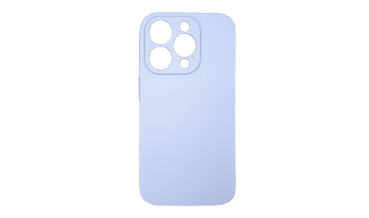 Чехол силиконовый для iPhone 15 Plus (6,7) тонкий (сиреневый)