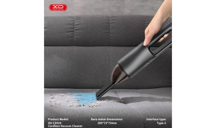Пылесос автомобильный XO CZ019 Smart Home & Car Wireless 5000mAh Black Пылесос автомобильный XO CZ019 Smart Home & Car Wireless 5000mAh Black