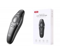 Кликер плюс лазерная указка XO CF26 PPT Flip Pen + Mouse 2-in-1 (Battery model) Black