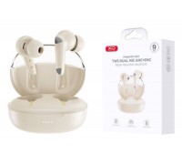 Наушники вакуумные беспроводные XO G22 Meow Star Dual-Mic ANC+ENC Noise Reduction Beige