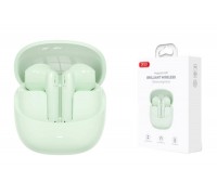 Наушники вакуумные беспроводные XO X39 Huanjing TWS Bluetooth Headset green