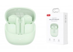 Наушники вакуумные беспроводные XO X39 Huanjing TWS Bluetooth Headset green