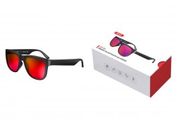 Очки с наушниками XO E6 Weijing Smart Audio Glasses UV Protection Sunglasses Red