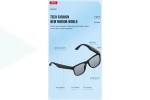 Очки с наушниками XO E6 Weijing Smart Audio Glasses UV Protection Sunglasses Red