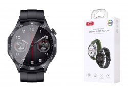 Смарт часы XO Watch4 AMOLED Smart Sports Call Watch Black