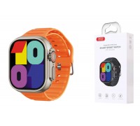 Смарт часы XO M10Ultra 9th Wireless Charging Smart Sports Talking Watch Sport Edition orange