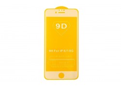 Защитное стекло дисплея iPhone 6/6S/7/8/SE2 (4.7) с полным покрытием без упаковки (белый)