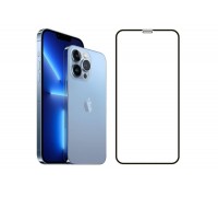 Защитное стекло дисплея iPhone 13 Mini (5.4) 5D (черный)