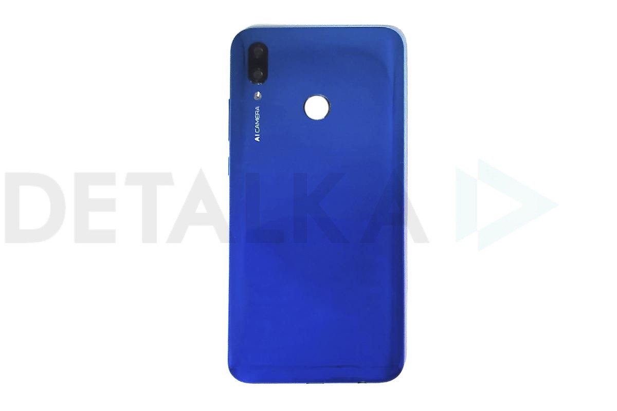 Задняя крышка для Huawei P Smart 2019 + стекло камеры (синий) в Детальке  купить,